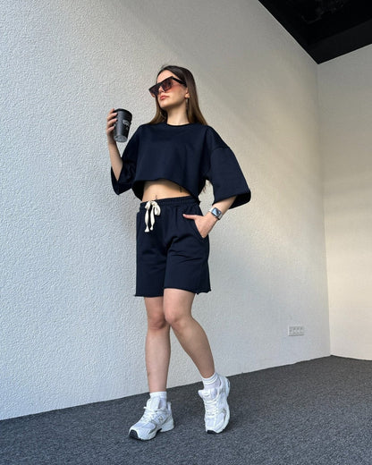 JOGGER SET (NAVY)