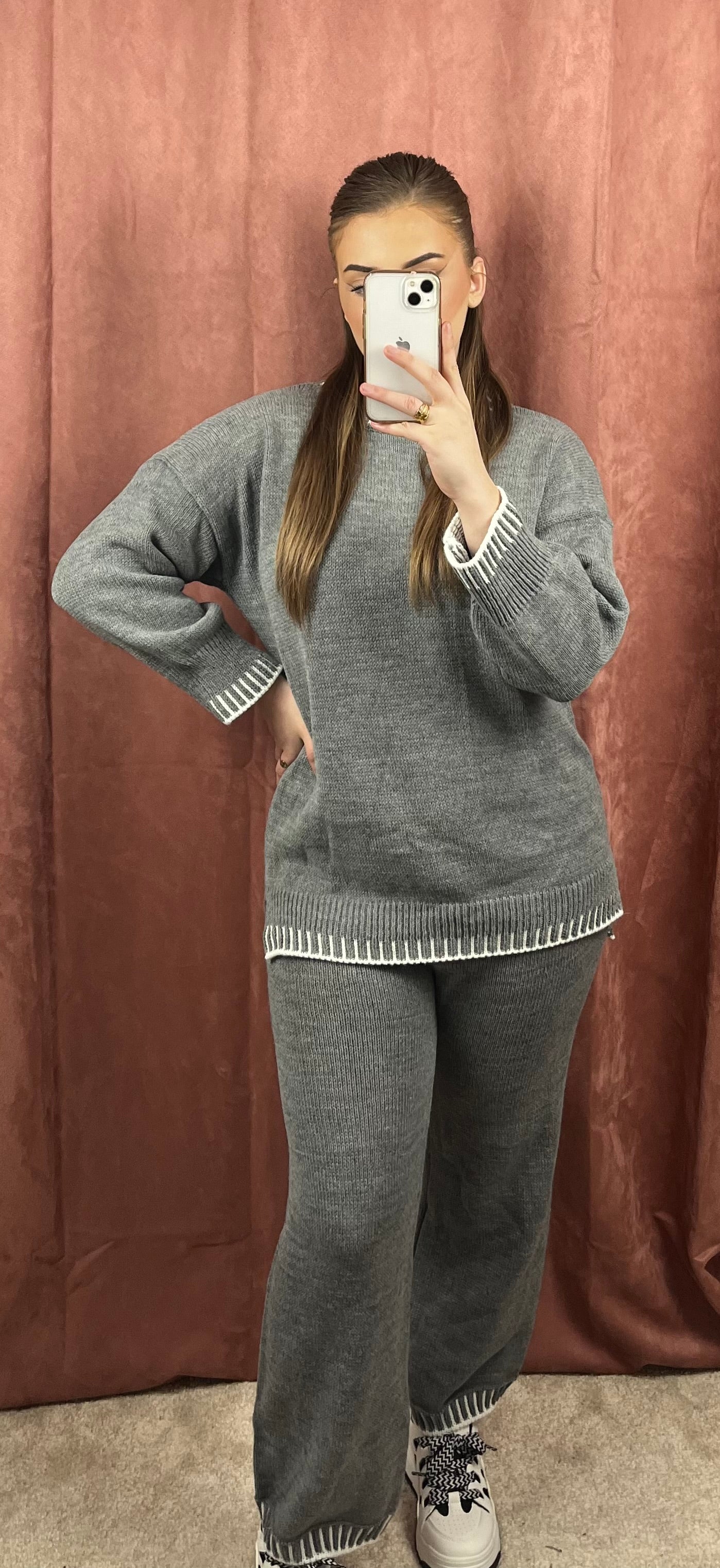 GINA TWO-PIECE (GRIJS)