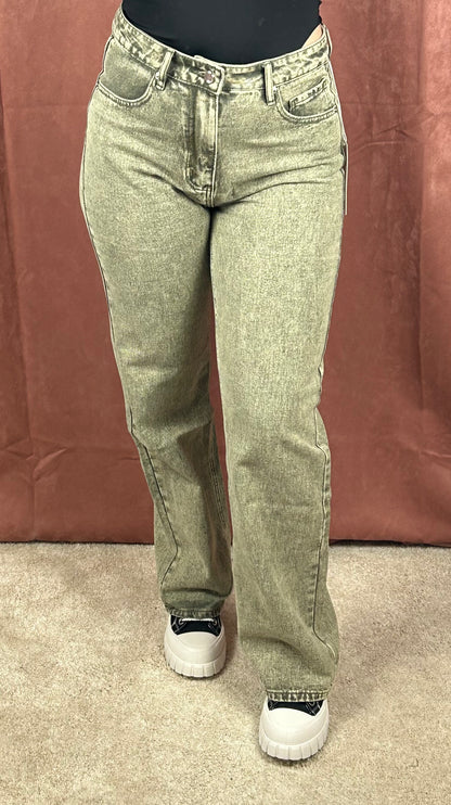 DENIM JEANS (GROEN)