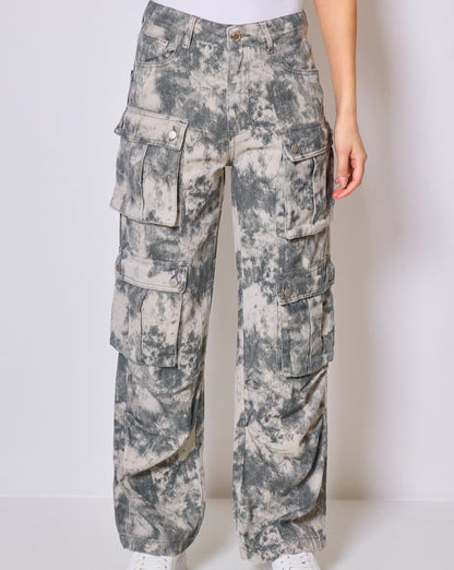 MULTIPOCKET CARGO JEANS