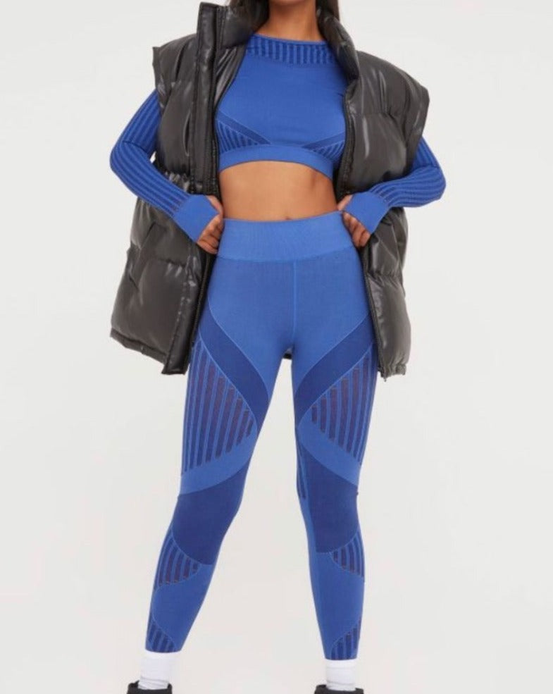 V&C SPORT SET (BLAUW)